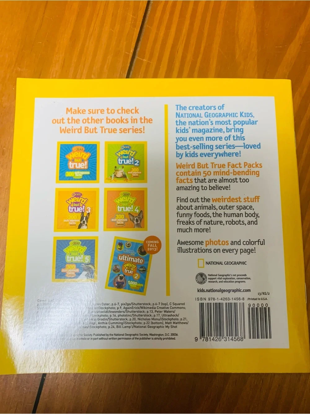 National Geographic  Weird But True! Books 3 & 4 Fact Pack paperbacks